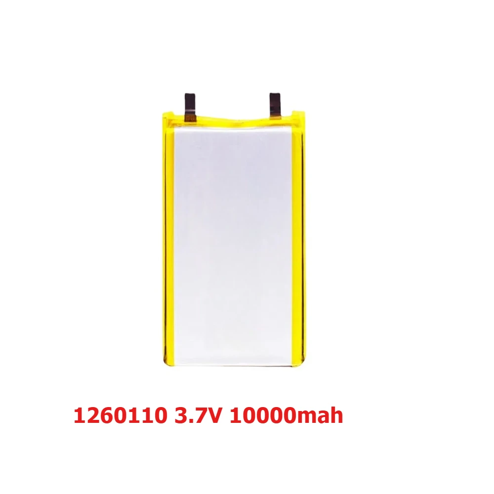 Batteria ricaricabile agli ioni di litio ai polimeri di 3,7 V 10000 mAH 1260110 per batterie per e-book da tavolo GPS per prodotti elettronici