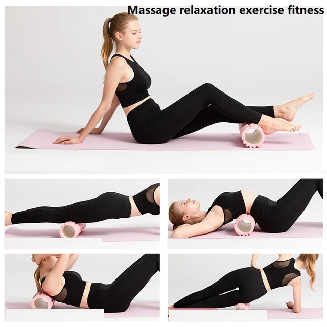30CM Yoga Roller Massage Foam Myofascial Release Roll Gym Foam Roller Foam Sports Roller Gym 10cm Fitness YJZ01 6
