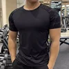 Men Sport T-shirt Quick Dry Short Sleevee Workout Gym TShirt Compression Fitness Running Tops Soft Summer T Shirt Men Rashgard 2