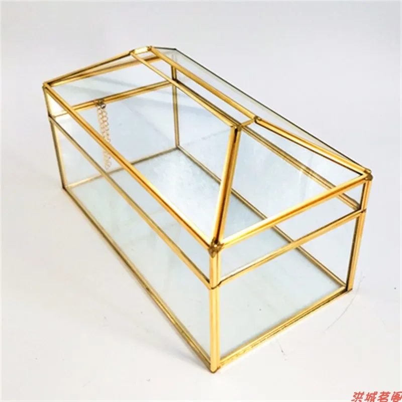 Tissue Box Nordic Creative Glass Gold Paper Box Living Room Household Waterproof Home Decor Luxury Simple Napkin Towel Box Paper 6