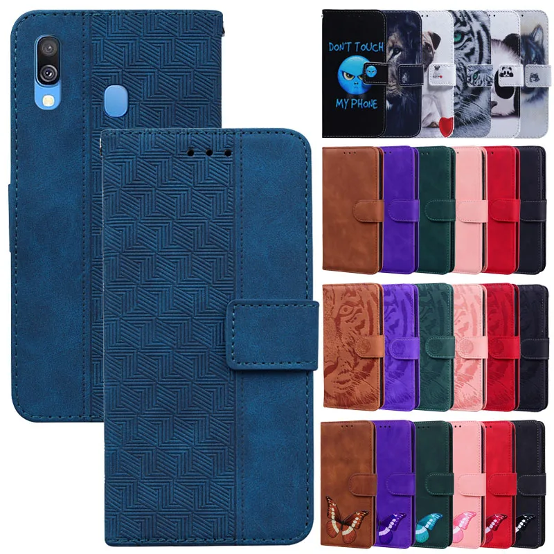 Custodia In Pelle A40 Per Samsung Galaxy A40 Custodia A Portafoglio Magnetica Flip Per Samsung A40 A 40 A405 Sm-A405 Custodie Per Slot Per Schede