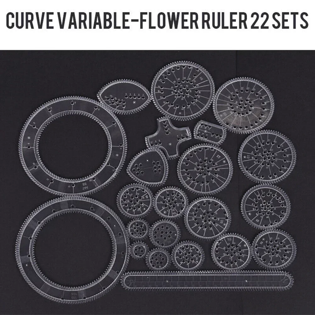 Circle Drawing Template 22x for Easy Tracing