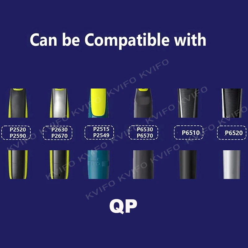Phili OneBlade QP6651/30 QP2834/20 QP6551/15 QP6541/15 QP2734/20 면도기용 360도 교체 블레이드
