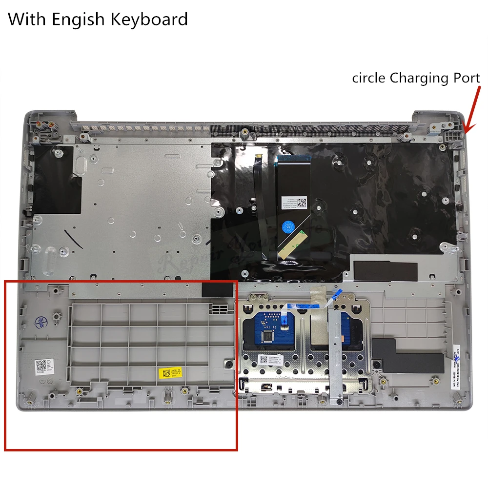 Capa Superior do Apoio de Mãos do Portátil Topcase para Lenovo Ideapad 330s15 7000-15ikbr - Imagem 5