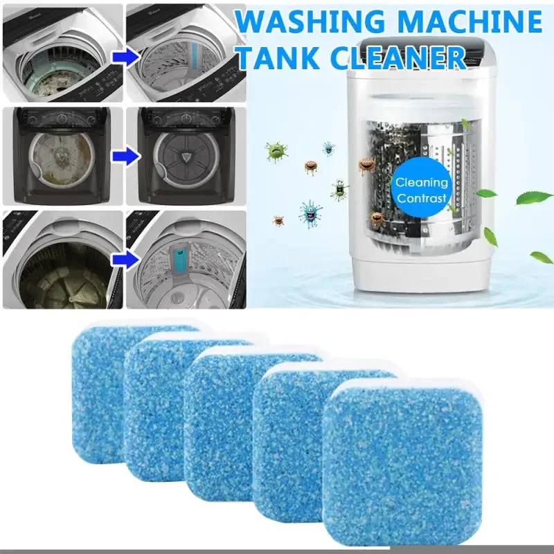 Washing Machine Tablets Washing Machine Cleaner Tablets Detergent Tablets Washing Machine Cleaner Washer Cleaning Laundry Soap Detergent Effervescent Tablet Washer Cleaner