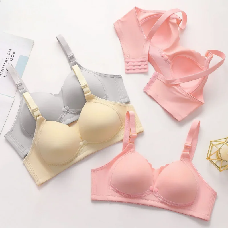 Maternity Nursing Bras Non-steel Ring Breastfeeding Pregnant Women Pregnancy Underwear Breast Feeding Bra Clothing 2