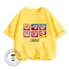 Anime Kirby Cartoons Children T-Shirt Kawaii T Shirt Bandai Children Casual Clothes Tee Shirt Kid Girl Boy Fashion 6
