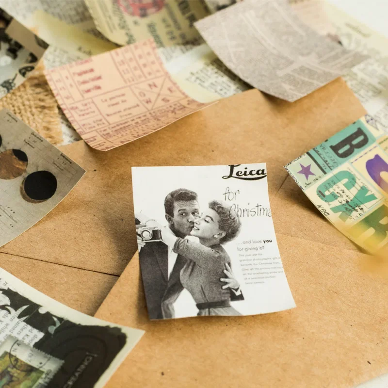 

1Pack Vintage Note Memo Pad Material Paper for Scrapbooking Supplies Decoration Supplies Stationery Handmade DIY 5*4CM