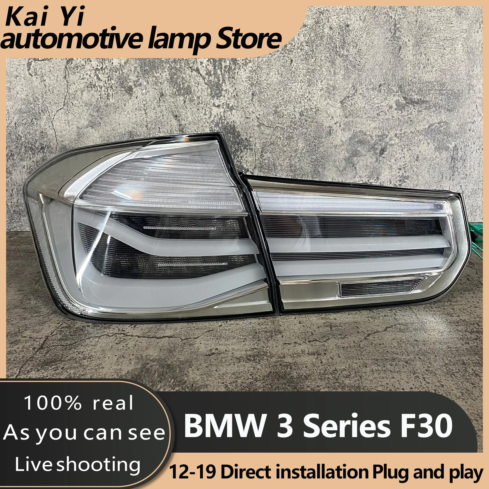 

Apply to 3 Series tail light F30 F35 F80 m3 318 320 325 328 MP dynamic steering 2012-2019 m performance