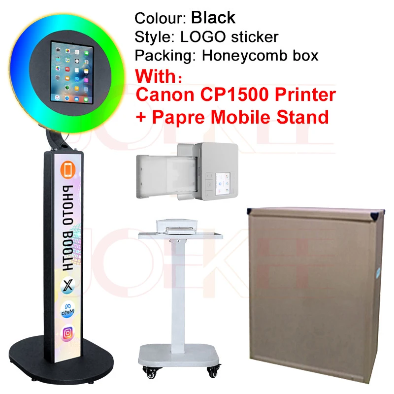 Machine photomaton portable compatible avec iPad 10,2'' 10,9'' 11'' 12