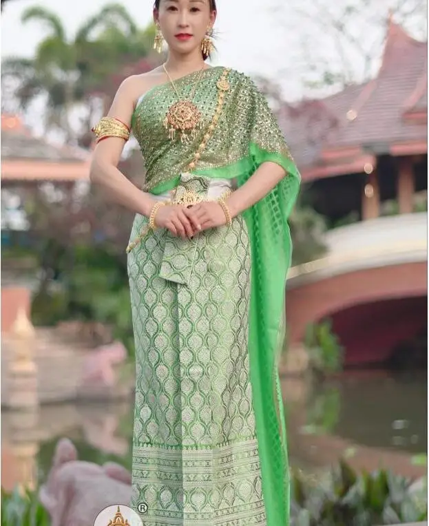 

New Style Studio Retro Thai Style Wedding Photography Clothing Women Dress Stage