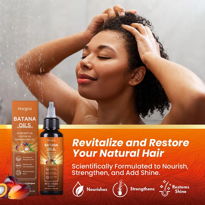 Batana Hair Oil Nourishes Hair Follicles And Smoothen With Nourishing Oil
