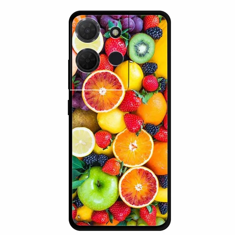 Stylish Black Marble Silicone Phone Cover - Fashionable and Protective TPU Shell