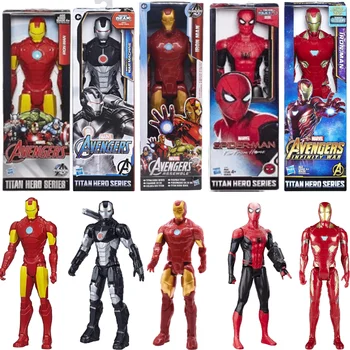 Hasbro Marvel Legends The Avengers Titan Hero Series Iron Man Spiderman War Machine 12 Inch Action Figure Model Toy