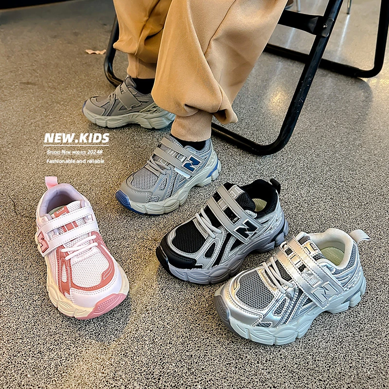 Children Boys Girls Retro Chunky Running Tennis Shoes Toddler Kids Comfortable Mesh Breathable Soft-Soled Casual Sports Sneakers sports shoes kids sneakers kids shoes kids sports shoes
