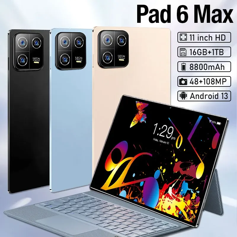 

Xioami Original Smart Tablet Mi Pad 6 Max 11 Inch Android 13 Tablet Mi Pad 6 Pro Global 5G/Wifi Smart Tablet Dual SIM Unlocked