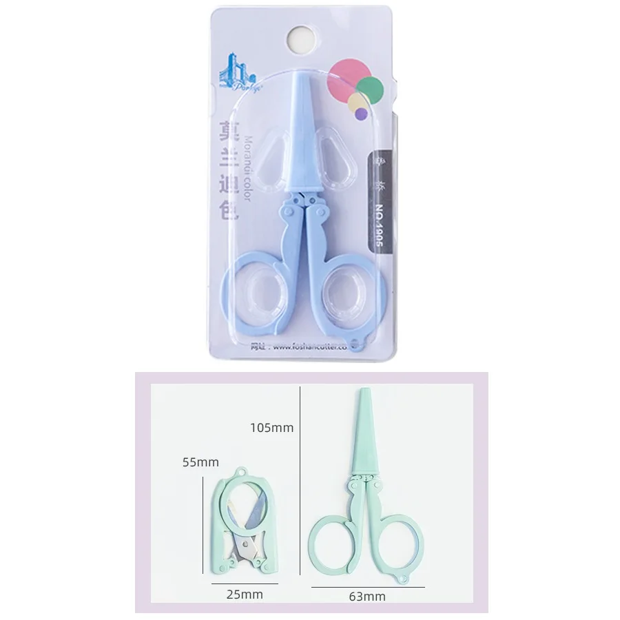 Paper Cutter Portable Scissors Cutter Mini Folding Scissors Travel Portable Design Stainless Steel Cutter for Paper Work School A7126