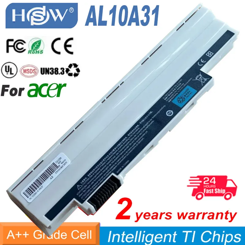 

Аккумулятор AL10B31 AL10A31 AL10G31 для нетбука Acer Aspire One 522 722 AOD255 AOD260 D257 D255E D260 D270 E100 шлюз LT23 LT2304C