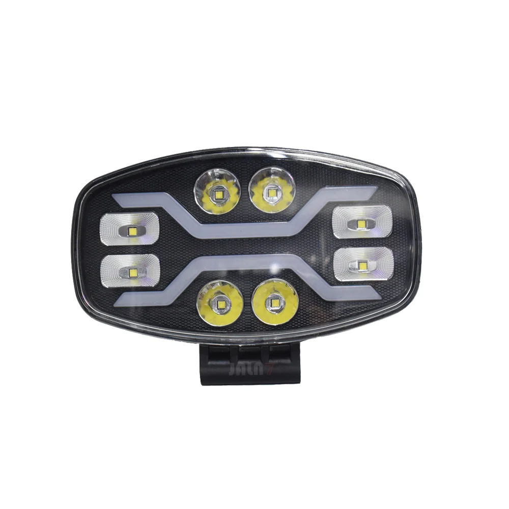 JALVN7 תאורת נהיגה LED למשאית על הכביש עבור Scania Man תאורת עבודה LED DRL צהוב לבן 100W 22000LM