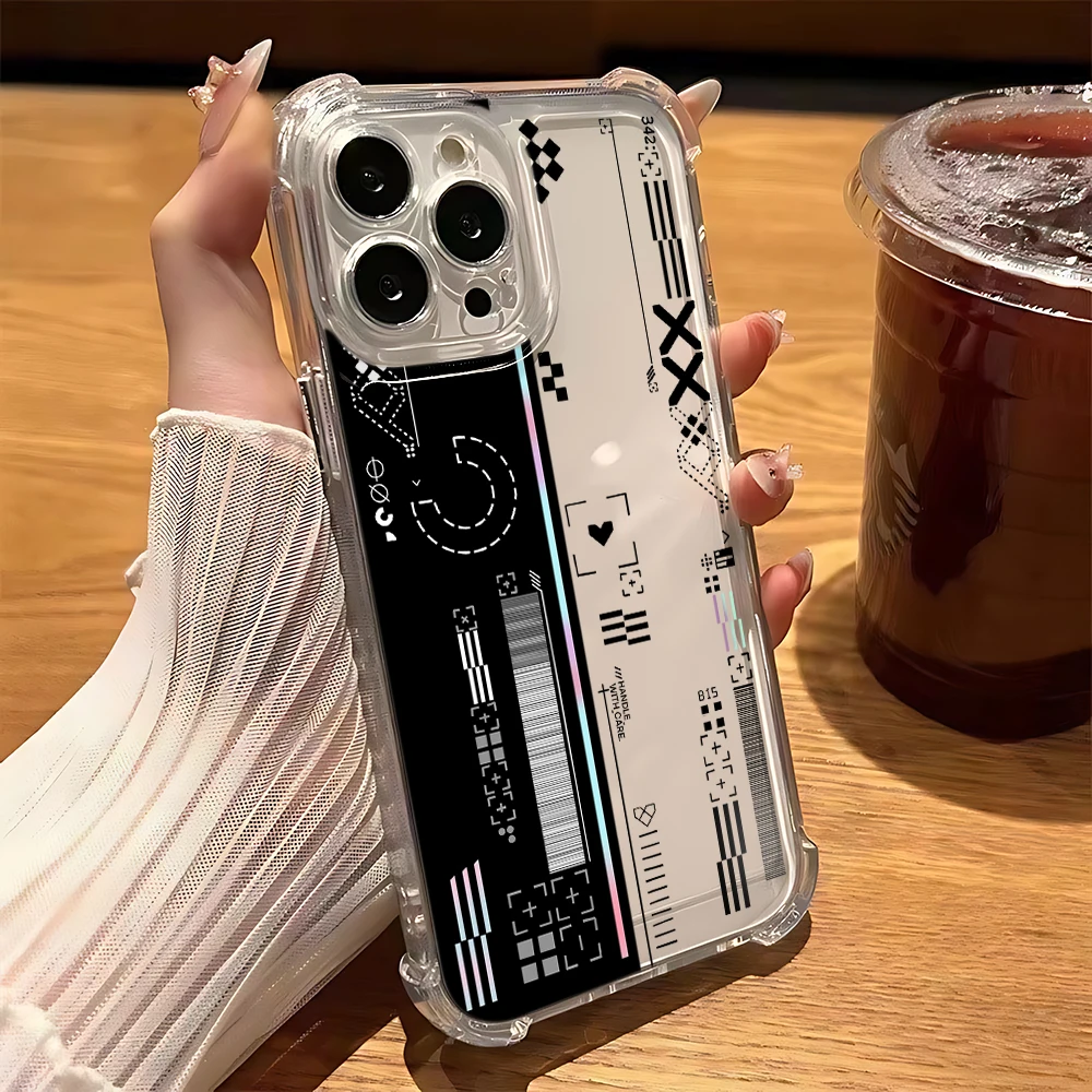 Stylish Anti-Fall Clear Back Fashion Game Phone Case