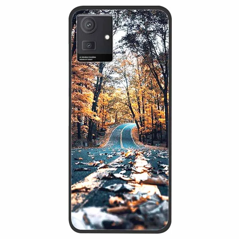 Cubot Note 50 Animal Design TPU Silicone Phone Case - Shockproof Wolf Pattern Protector