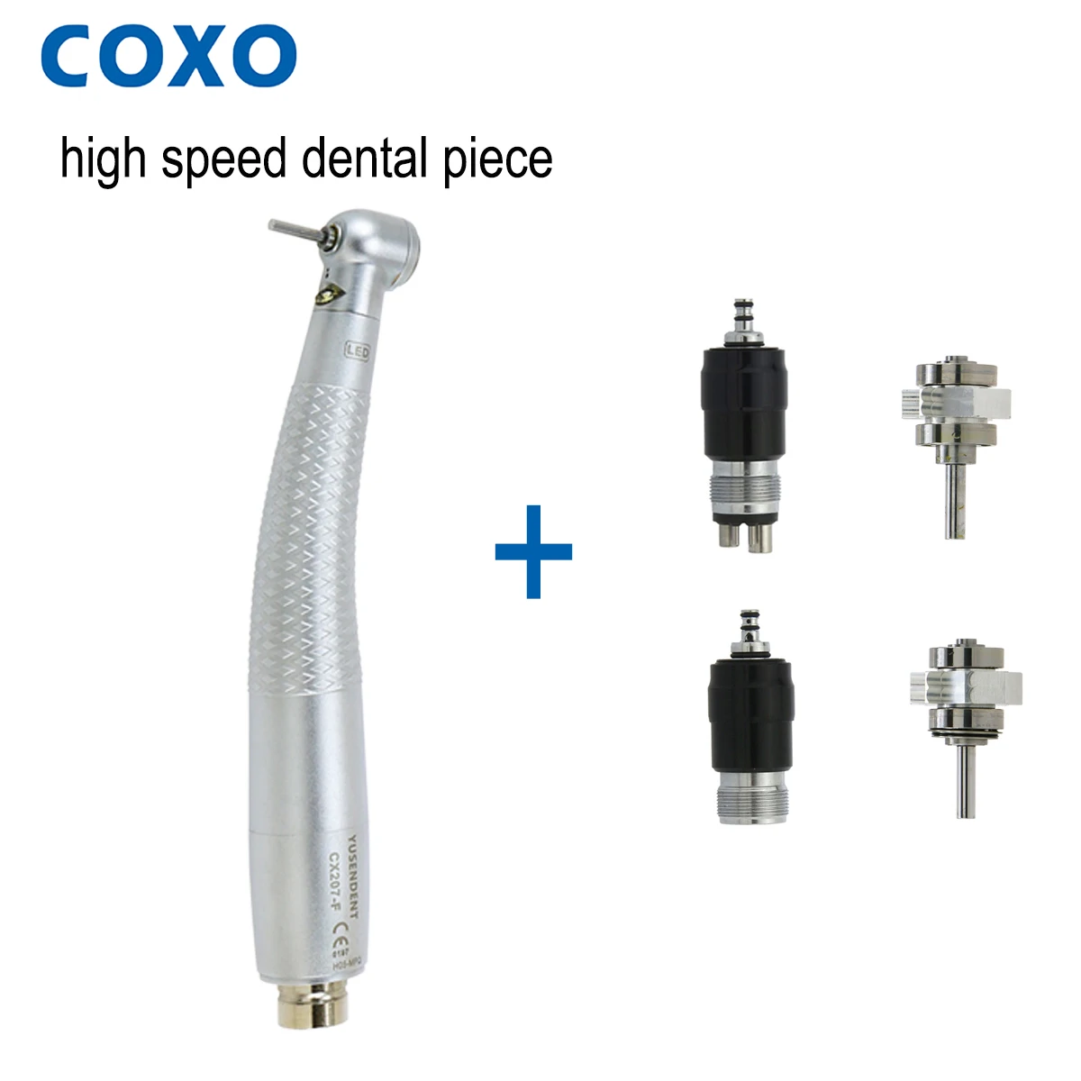 Coxo Dental Led Ad Alta Velocità Dental Piece E Generator Air Turbine Manipolo Mini/Standard/Torque Head Fit Nsk B2/M4 Qd-J Accoppiamento