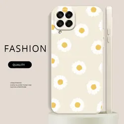 Floral Shockproof Soft TPU Silicone Phone Case - Samsung M40S (WH - MF0162)