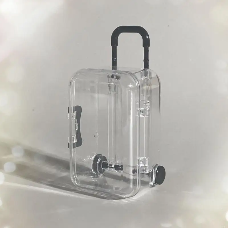 57BE Portabele Clear Small Suitcases Organizers Box for Small Items and Accessories 2