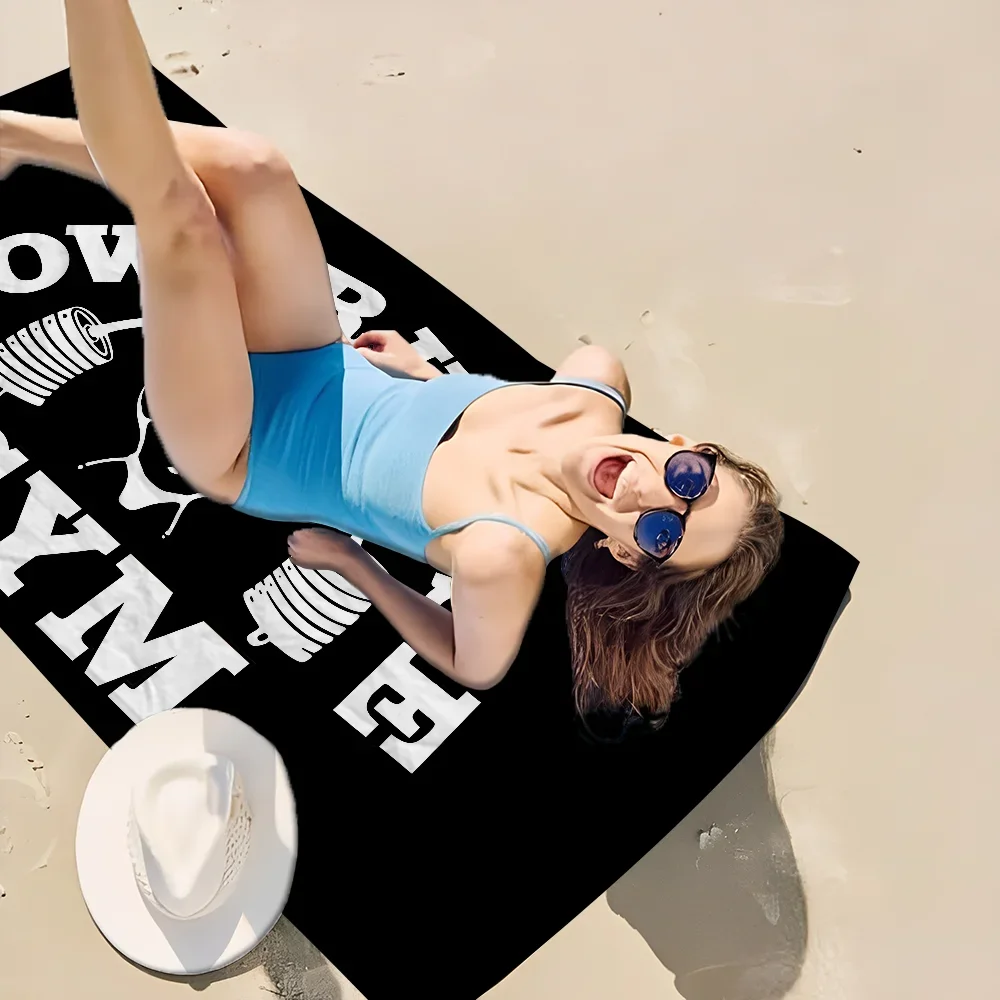Powerhouse Gym Towel Microfiber Beach Towel Absorbent Quick dry Soft Yoga Swimming Resort Mountain Climbing