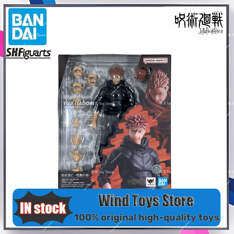 In Stock 100% Original Bandai S.H.Figuarts SHF Yuji Itadori (The Tool of Su Nuo) JJTKS Figure Model Toy Collect Gift - 2