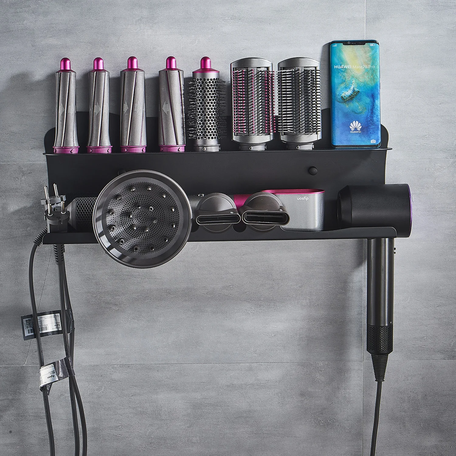 

Настенный держатель для Dyson Airwrap Styler Organizer Stand стеллаж для хранения щипцы для завивки палочка стойки кисти для ванной комнаты