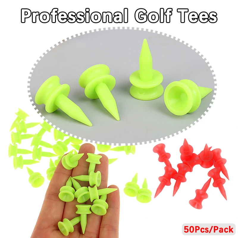 50Pcs Professional Golf Tees Perfect For Teeing The Ball Improve Accuracy Training Golf 25MM 0.98' Castle Green Golfer Accessory 2