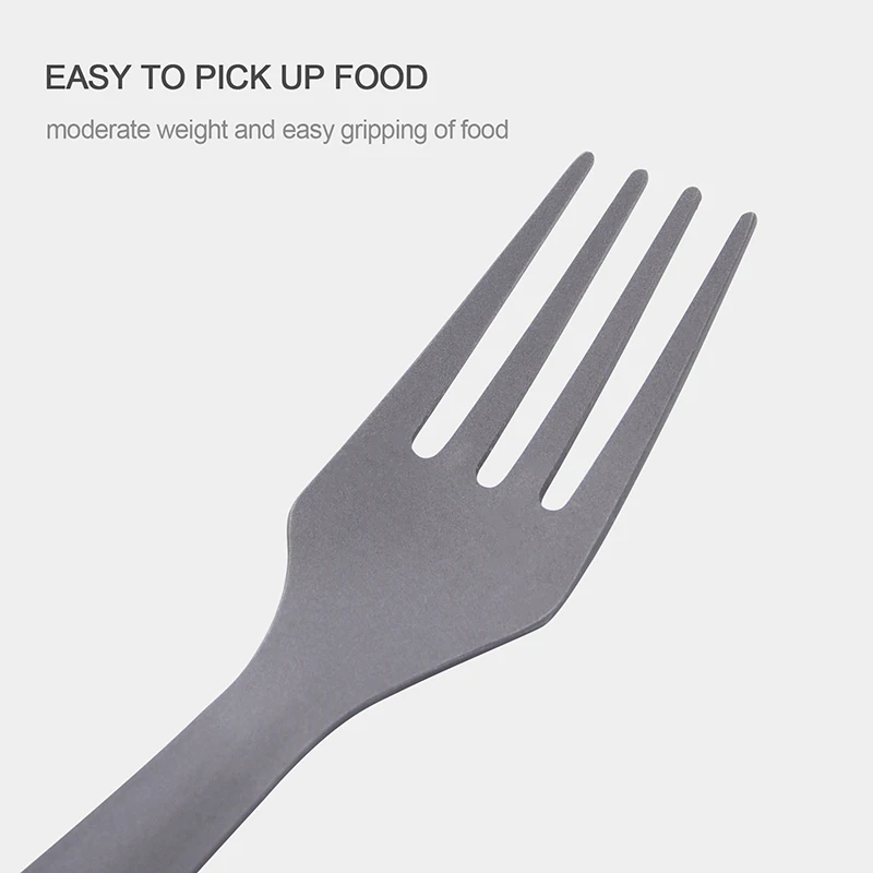 Description Picture 6 of itemBoundless Voyage 4pcs/set Titanium Cutlery Set Knife Fork Spoon & Bottle Opener Lightweight Outdoor Camping Picnic Tableware Set