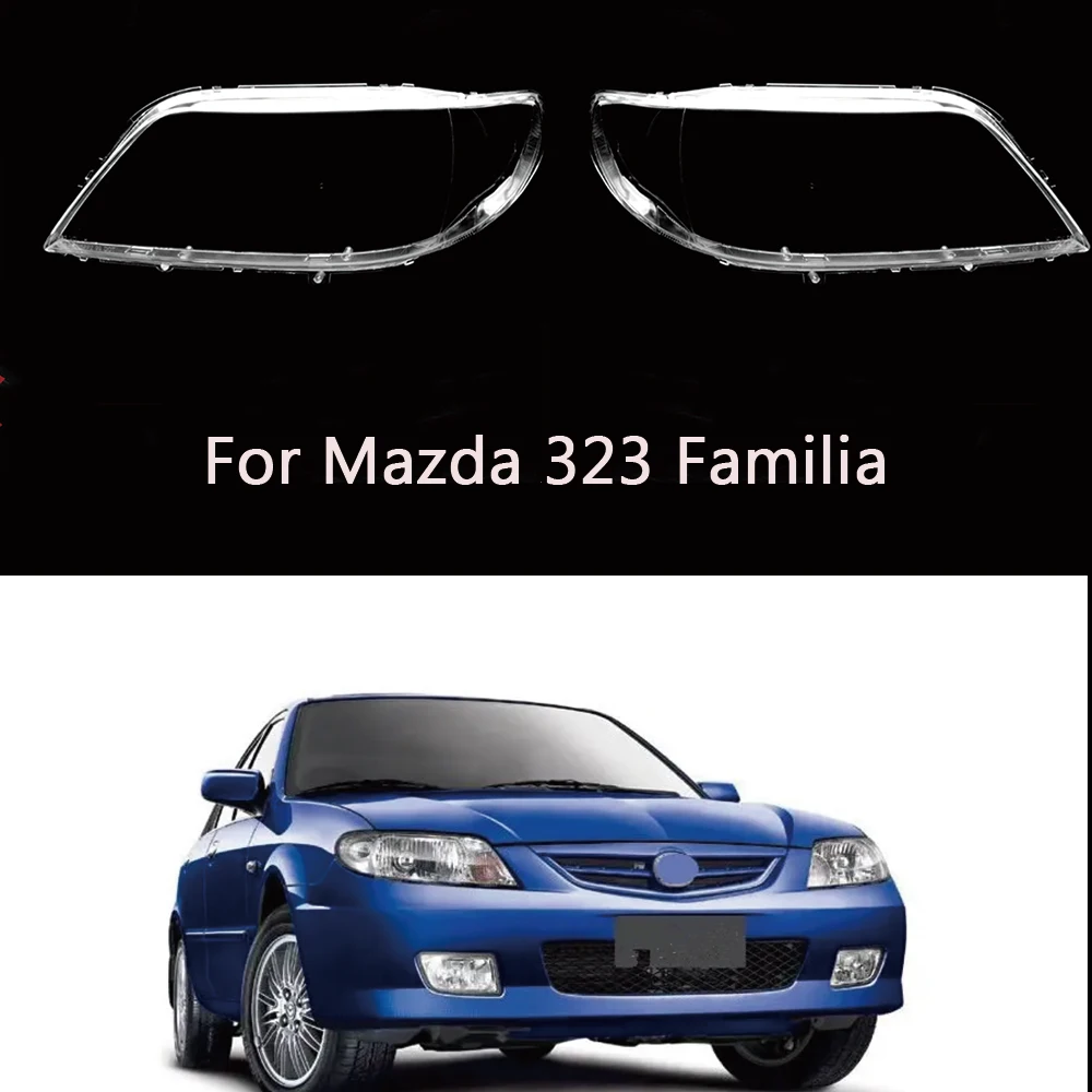 

Чехол для передней фары Mazda 323 Семейные, чехол для передней фары, прозрачный абажур из поликарбоната, замена оригинальных линз из оргстекла