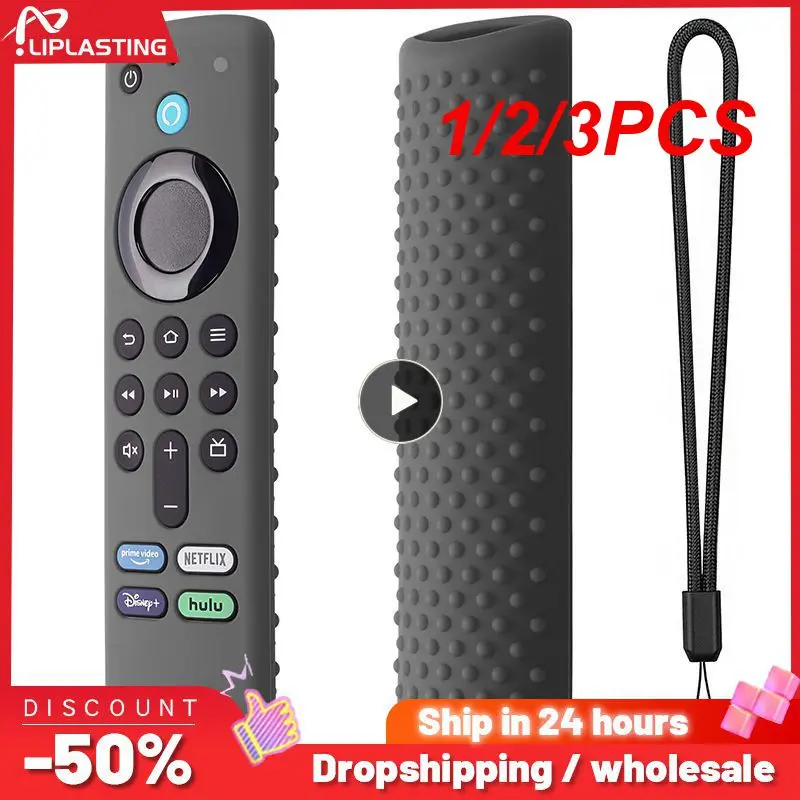 Custodia In Silicone 1/2/3Pcs Per Amazon Fire Tv Stick 4K 2018 Telecomando Custodia Protettiva Antiscivolo Antiurto Per Fire Tv Stick