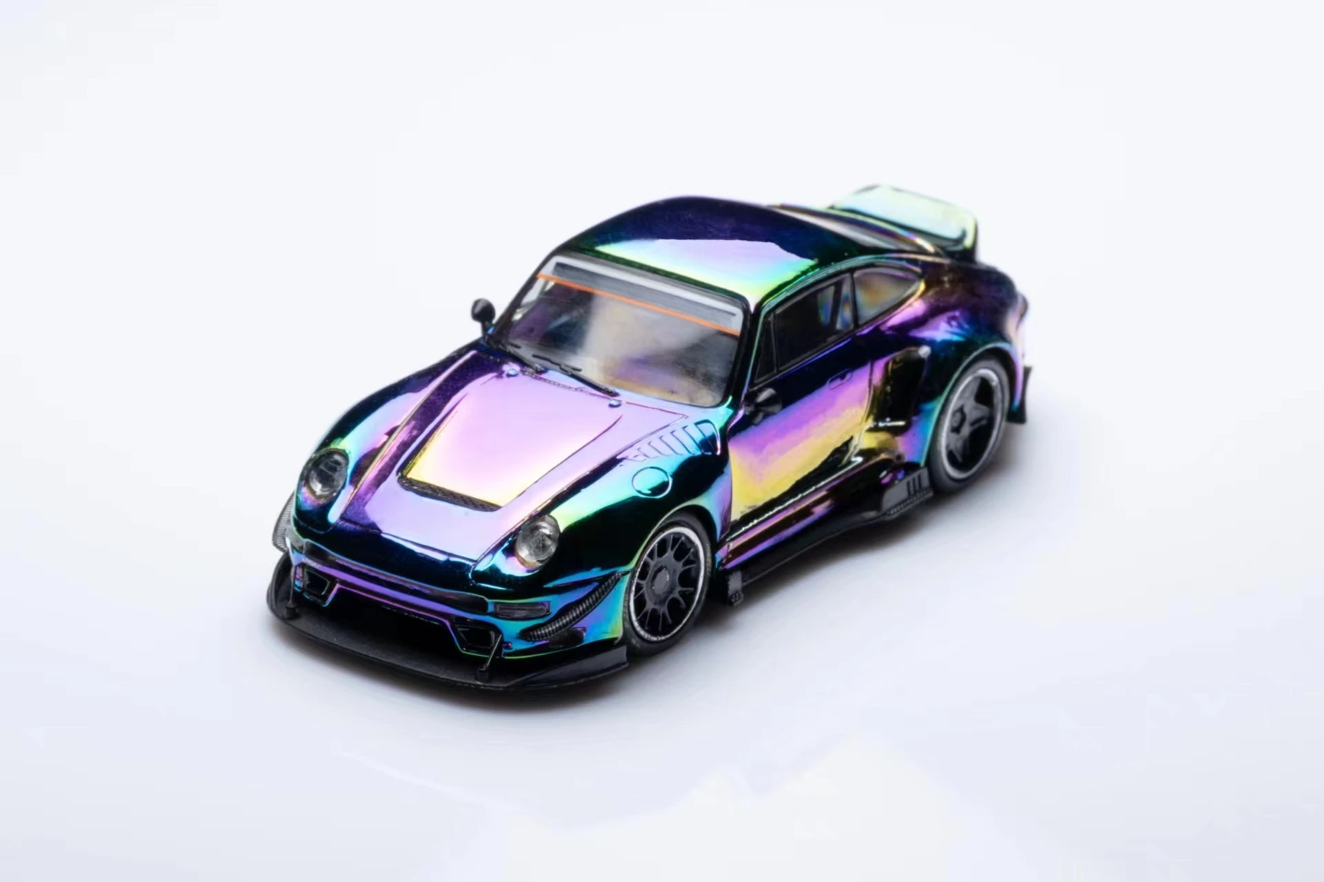 

**Pre-order ** DCM 1:64 RWB 930 Duck Tail Electroplated color Limited499 Diecast Model Car