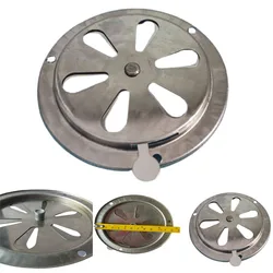 Damper Air Vent Replacement Parts -BBQ Grill Smoker Exhaust Vent Stove Air Vent Damper Stainless Steel Test Chamber Accessories