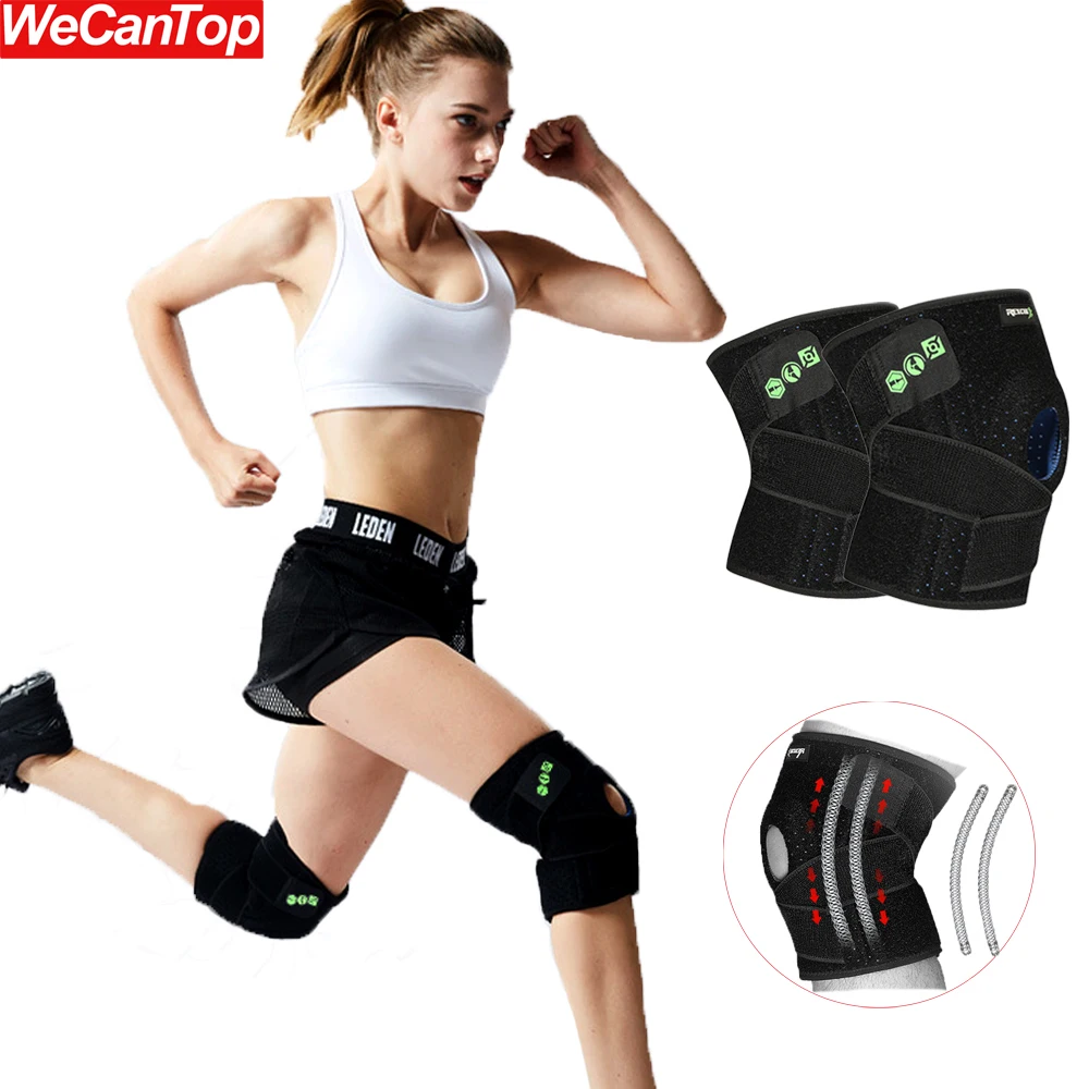 

Silicone Non-slip Knee Brace with Side Stabilizers,Knee Compression Sleeve Breathable KneePad for Men Women,Tendinitis, ACL,MCL