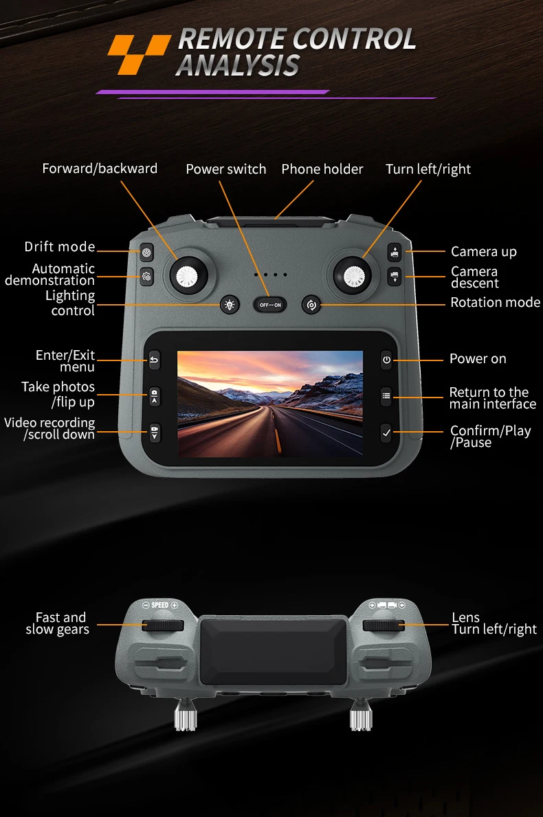 Auto radiocomandata con telecamera 4k e led per bambini_voghion.com