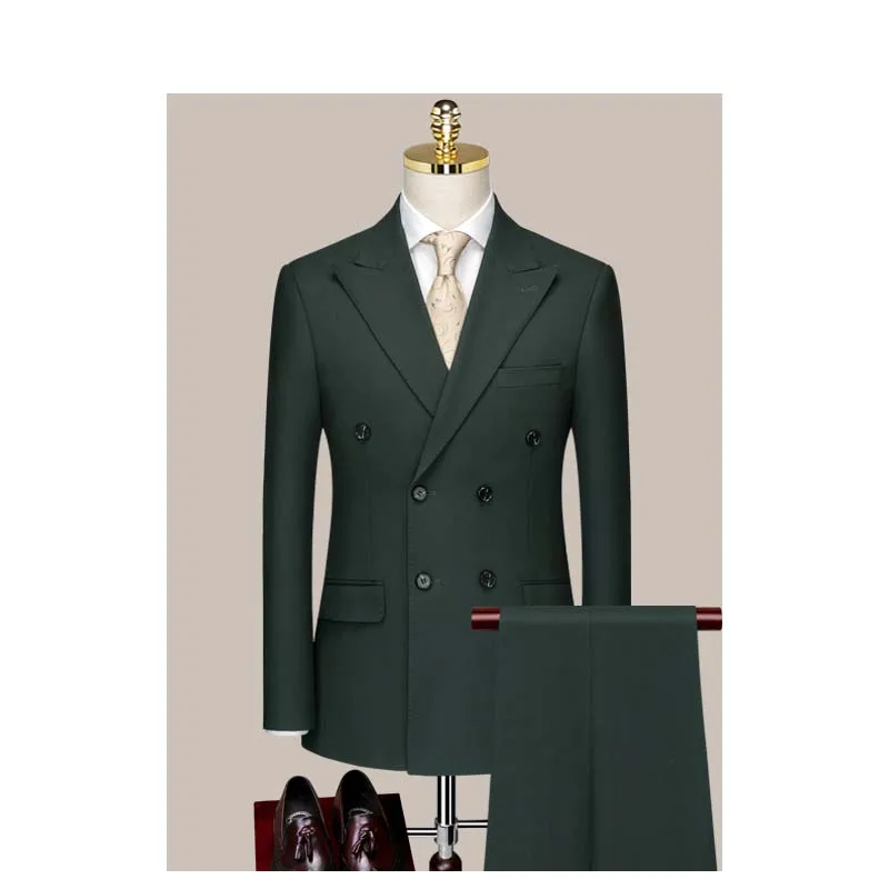 

Custom Made Groomsmen Pattern Groom Tuxedos Shawl Lapel Men Suits Wedding Best Man ZHA04-9599