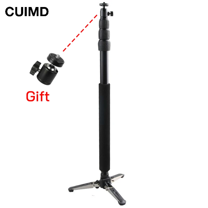 

Держатель микрофона с микро-стрелой, трехсекционный удлинитель с бумполом, для стереозвука, подставка для поддержки микрофона с тремя ножками