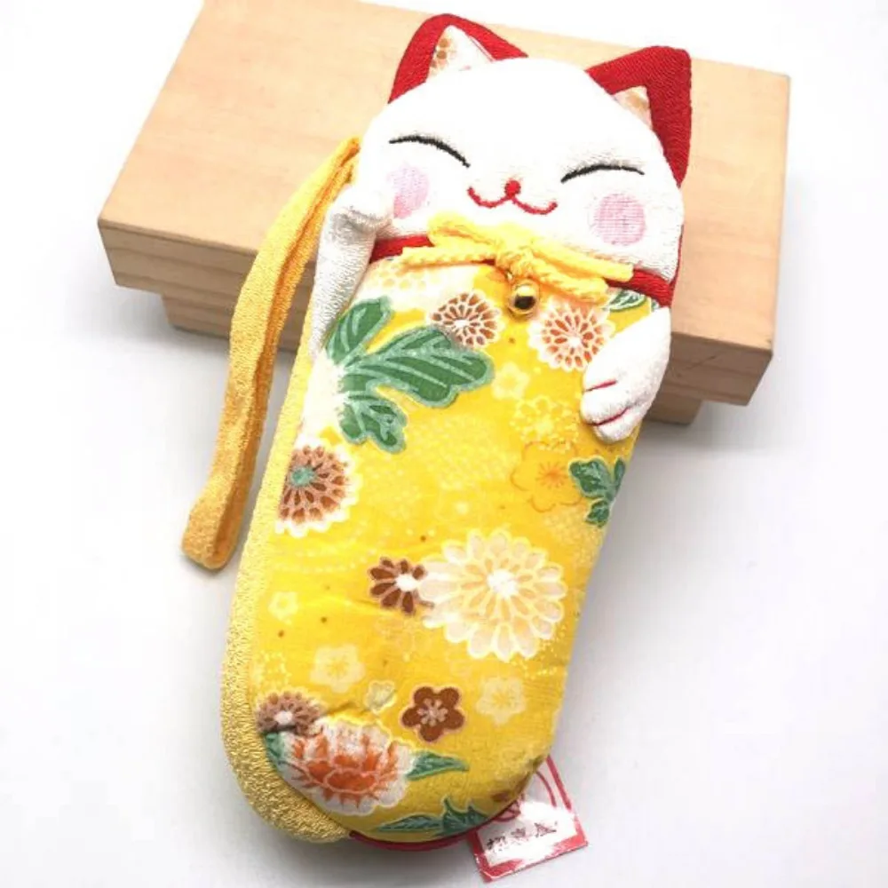 Lucky Soft Brillenetui Brillenbox Sonnenbrillentasche Fortune Cat – Detail 4