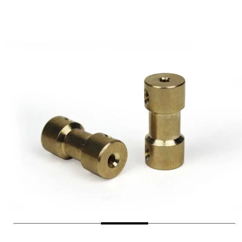 Brass coupling connecting shaft transmission parts motor motor shaft extension connector metal model aviation model car ac