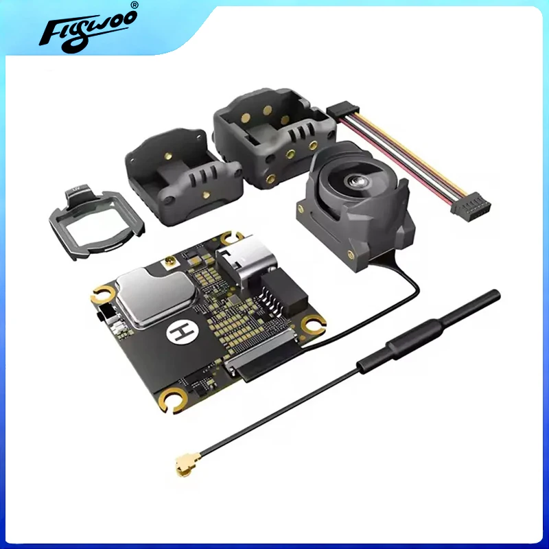 RC Drone DIY Aerial Photography Parts Flywoo O4 Wide Air Unit Camera Set 155&deg; FOV Wide Lens