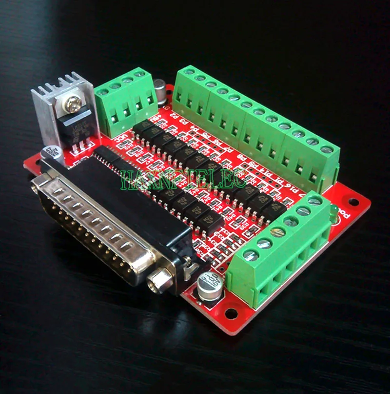 CNCParallelPortInterfaceBoardCardDB25PhotoelectricIsolation