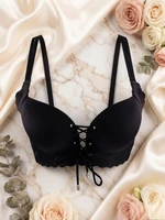 Sexy Thickened Push Up Bra for Women, No Underwire Comfort Bras with Adjustable Drawstring, Padded Bralette Beautiful Back Desig - Image 4