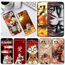 

Anime Naruto Gaara For Google Pixel 6 Pro 6A 5A 5 4 4A XL 5G Black Phone Case Shockproof Shell Soft Fundas Coque Capa