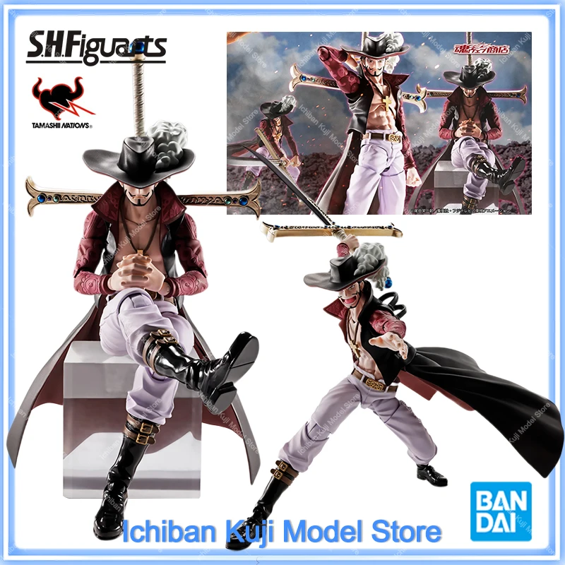 Original Bandai One Piece S.H.Figuarts Shf Dracule Mihawk Hawk Eye