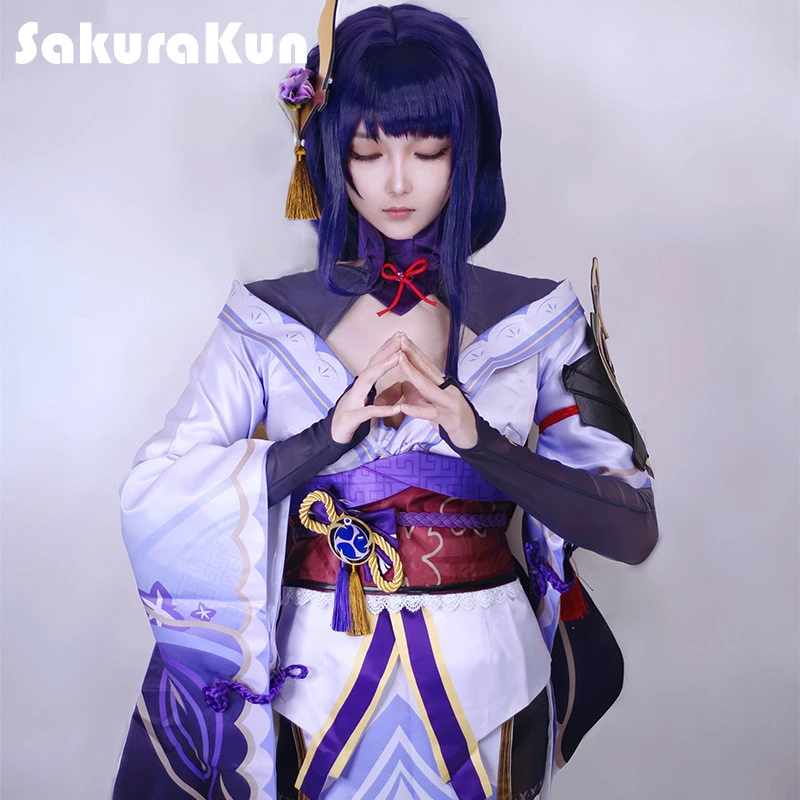 Game Genshin Impact Raiden Shogun Cosplay Costume Baal Raiden Shogun