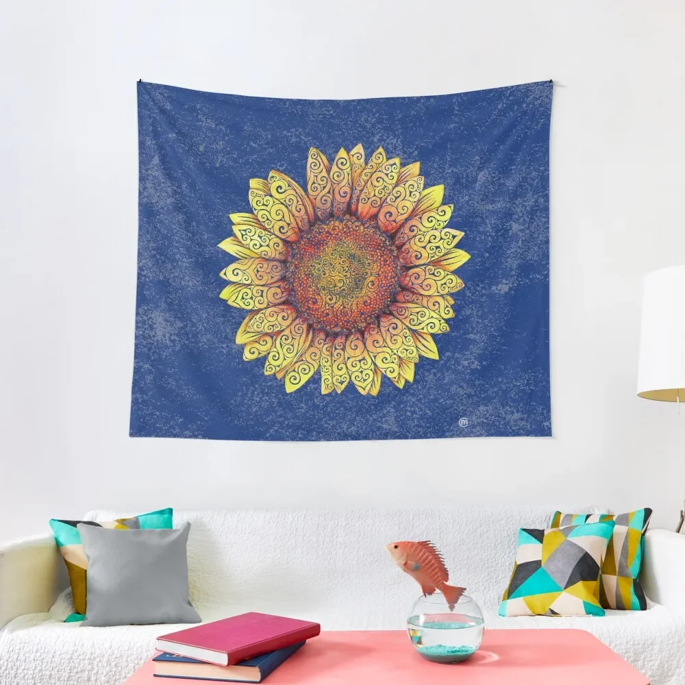 

Swirly Sunflower Tapestry Wall Tapestries Room Decorations Wall Hangings Decoration Room Decoration Aesthetic Tapestry